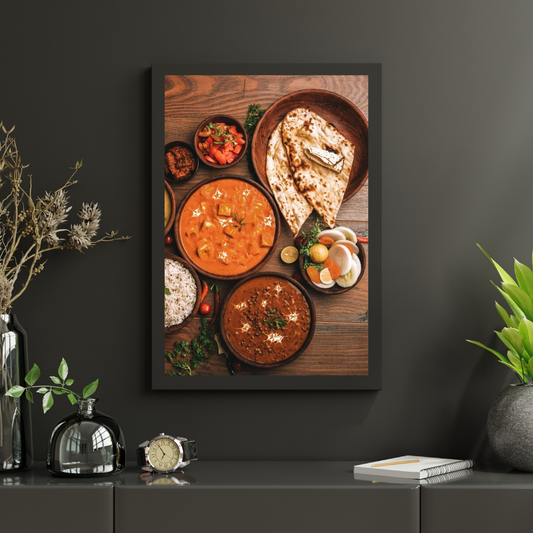 A Desi Appetite Wall Frame | Art for Elegant Restaurants