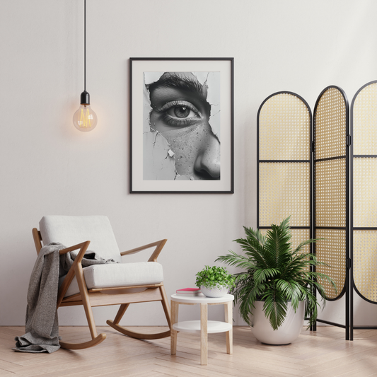 Human Eye B & W | Wall Art Design