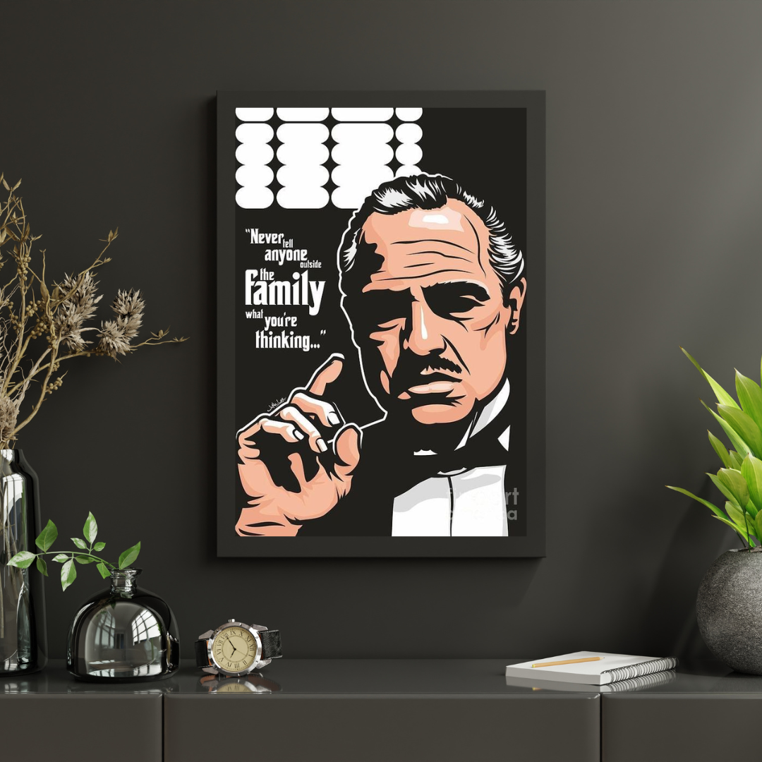 God Father | Portrait Wall Frame