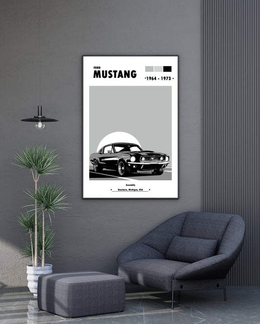 Mustang | Wall Art for him