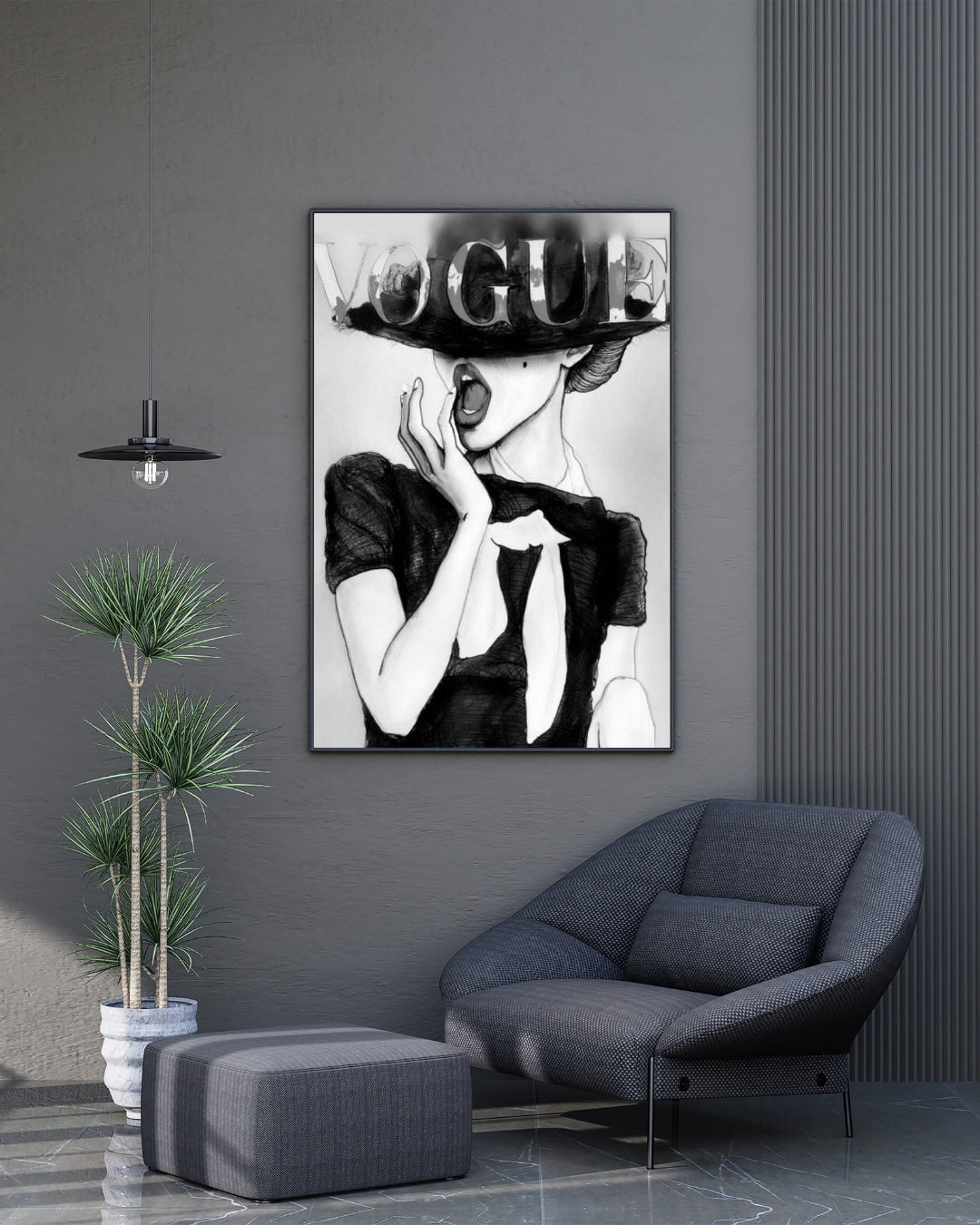 Vogue Fashion Woman | Wall Art for her