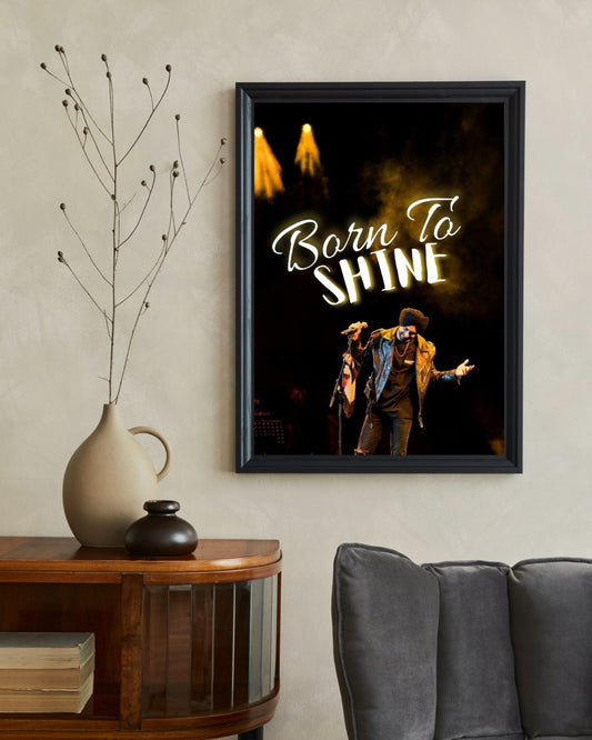 Diljit Born to Shine | Wall Art for him