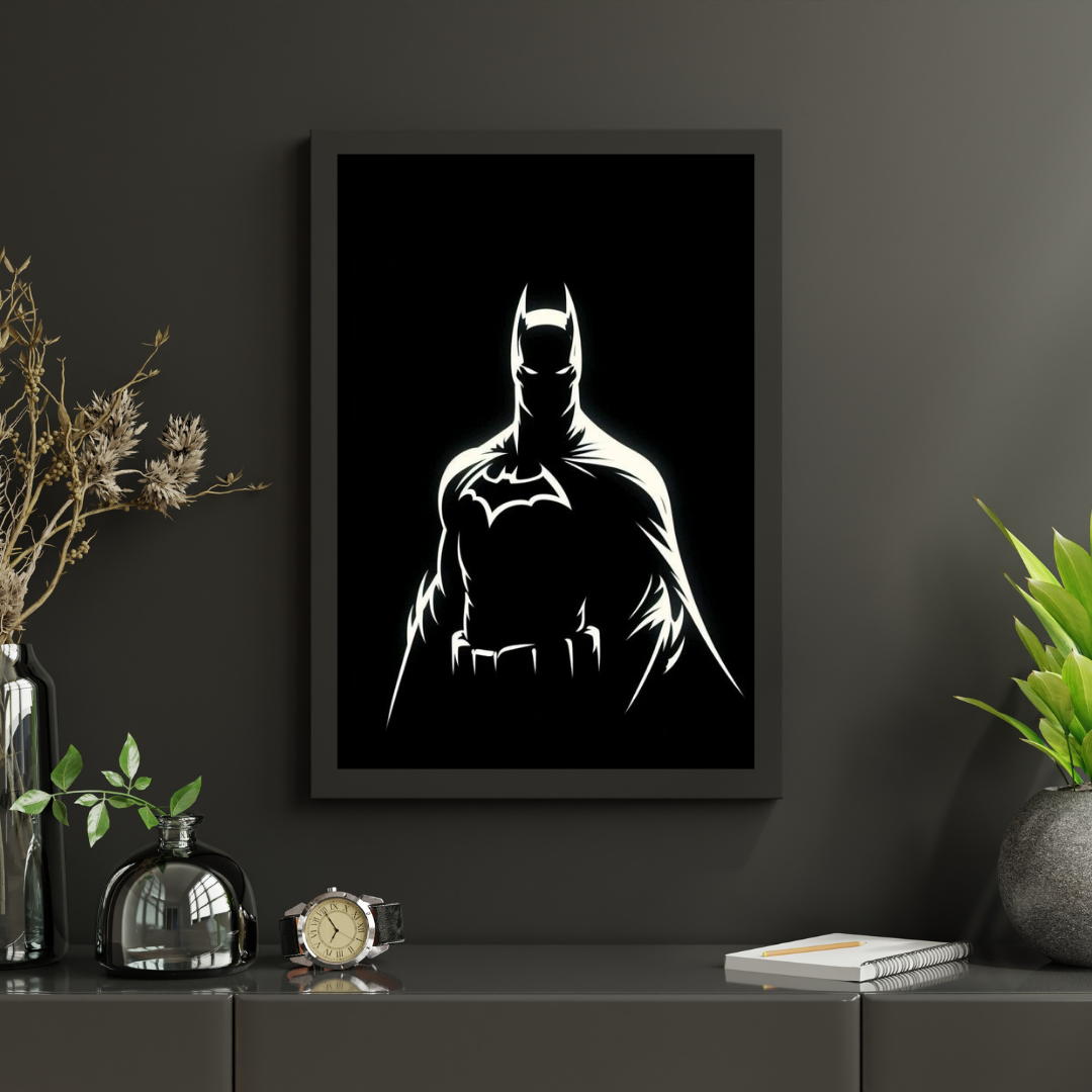 Dark Knight in Darkness | Versatile Art Frame Decor