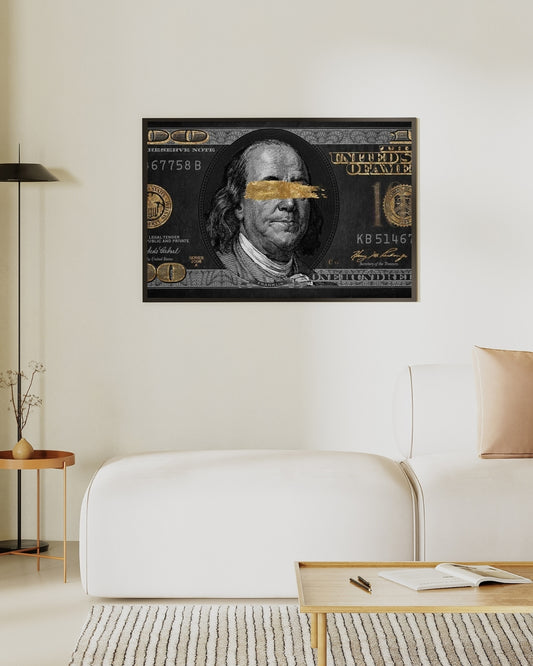 DOLLAR BILL AESTHETIC-WALL ART PANEL