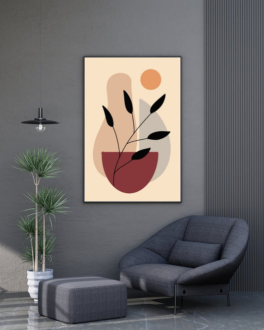 Floral pot | Wall Art Canvas print