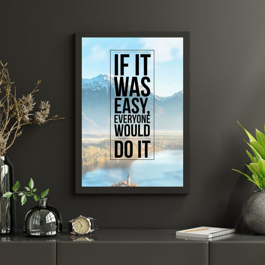 Motivational Quote | Wall Frame