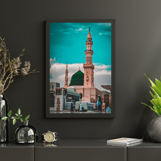 A Serene Shot of Masjid e Nabwi | Islamic Wall Decor