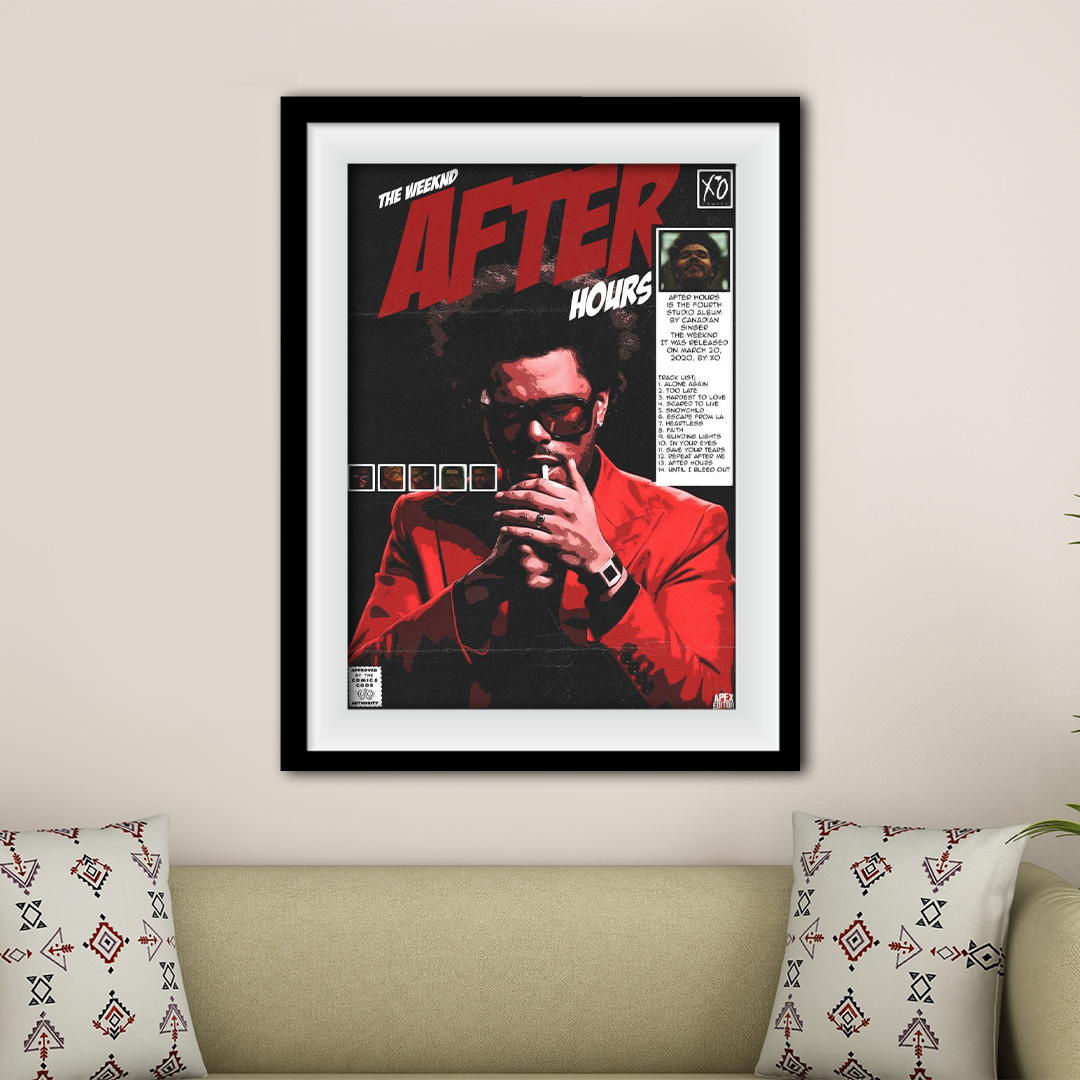 Weeknd Album Art Wall Decor | Refined Art for Wall Spaces