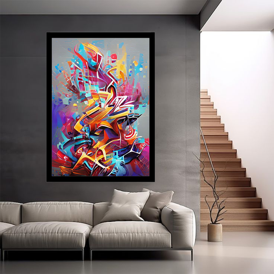 Random Graffiti Art Design | Aesthetic Wall Art